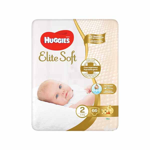 Pelena per femije Huggies JP 3-6kg 66cop