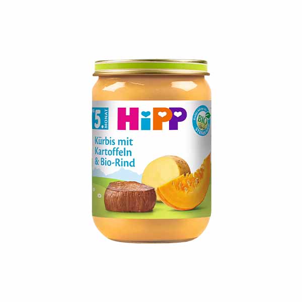 Ushqim kungulli me patat Hipp 190gr
