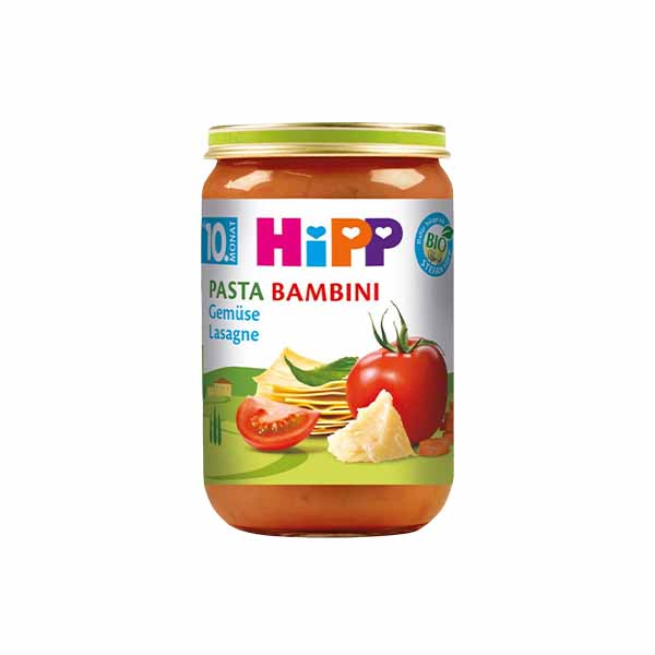 Ushqim lazanje me perime Hipp 220gr