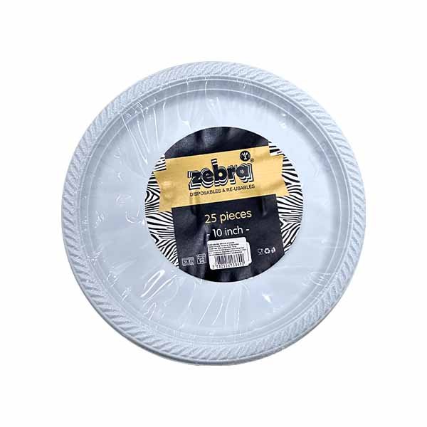 Pjate snack mikroval 26cm Zebra 25Cope