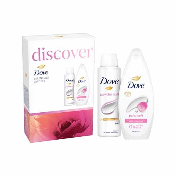 Set per femra ne pako powder Dove