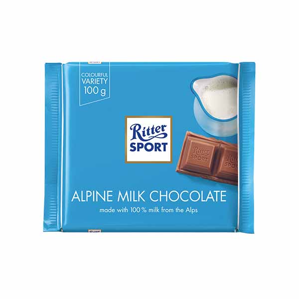 Cokollate me qumesht Ritter sport 100gr