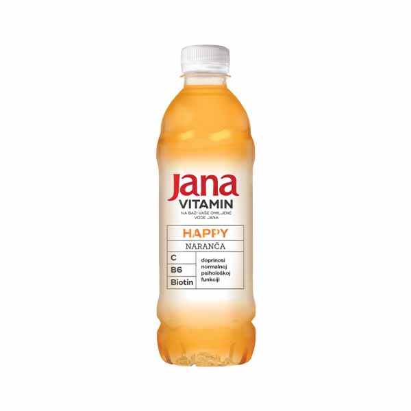 Uje me vitamina portokall Jana 500ml