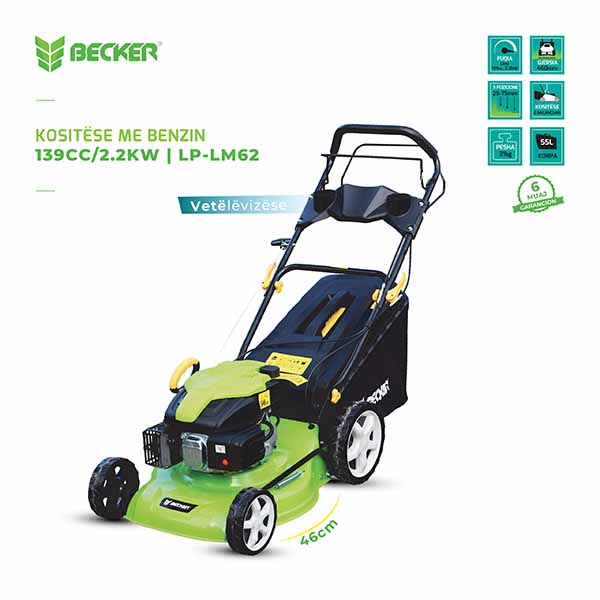 Kositese vetelevizese me benzin lp-lm62 2.2kw