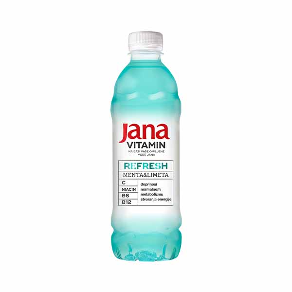 Uje me vitamina mint lime Jana 500ml
