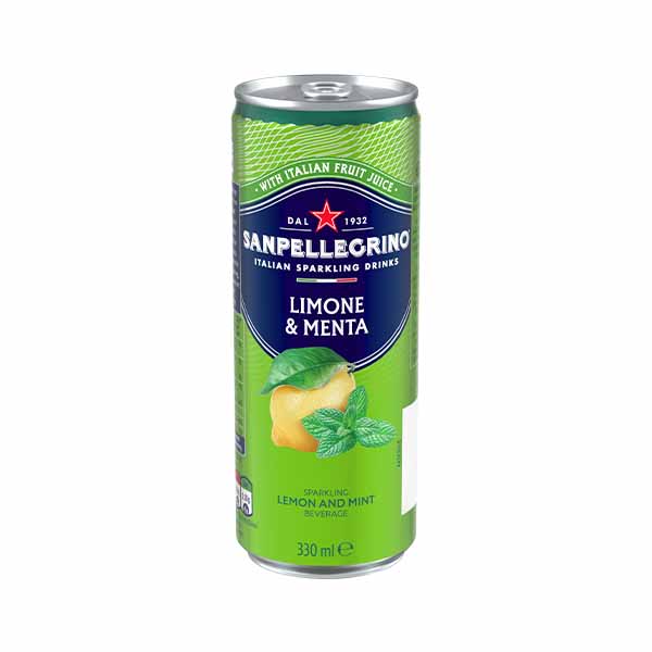 Pije e gazuar lemonment S.Pellegrino 330ml