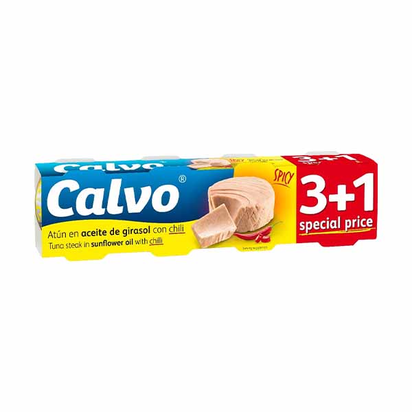 Tune djeges Calvo 80gr 3+1gratis