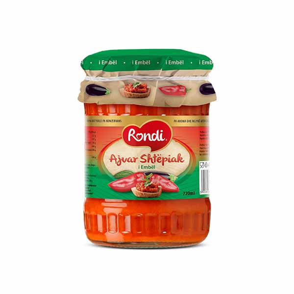 Ajvar shtepiak I embel Rondi 580ml