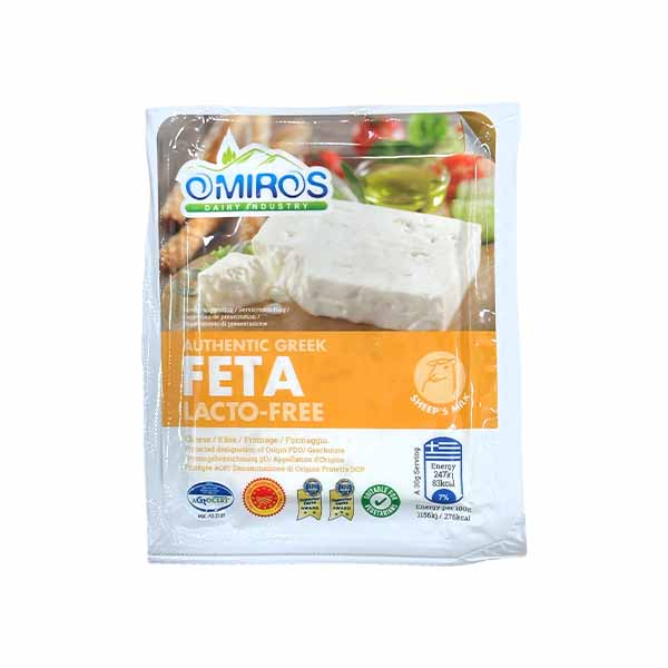 Djathe feta Pa Laktoze Omiros 200gr