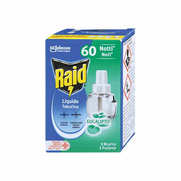 Arome anti insect refil eucali Raid 60N
