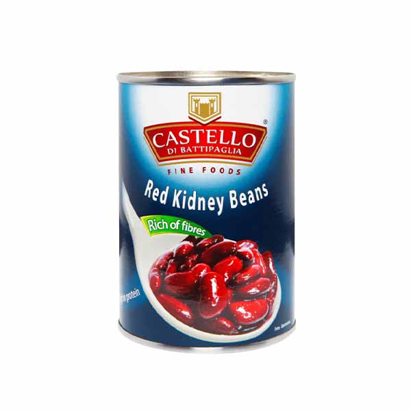Fasule e kuqe Castello 400gr