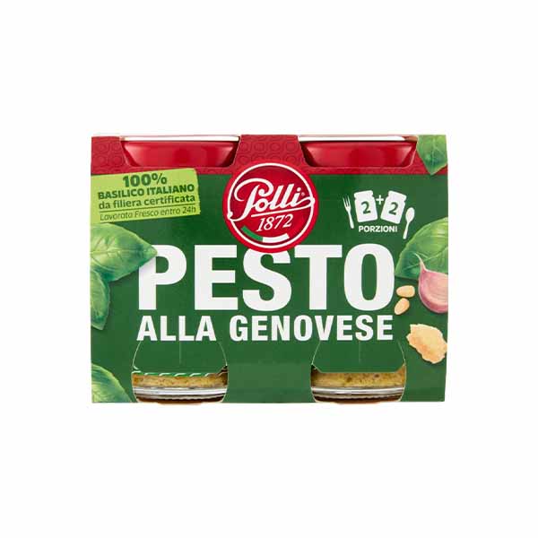 Pesto genovese basilico Polli 2X190g