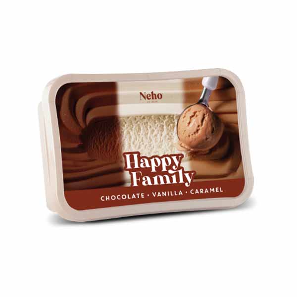 Akullore karamel-kakao Happy family 500gr