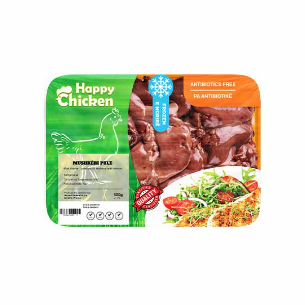 Mushkri pule te ngrira Happy chicken 500gr