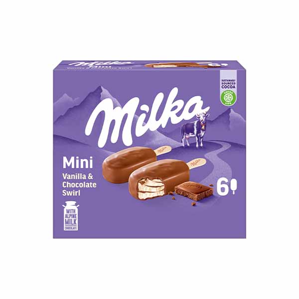 Akullore mpack mini .Millka 6x50ml