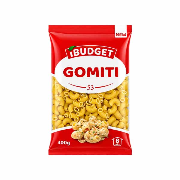 Makarona gomiti Ibudget 400gr