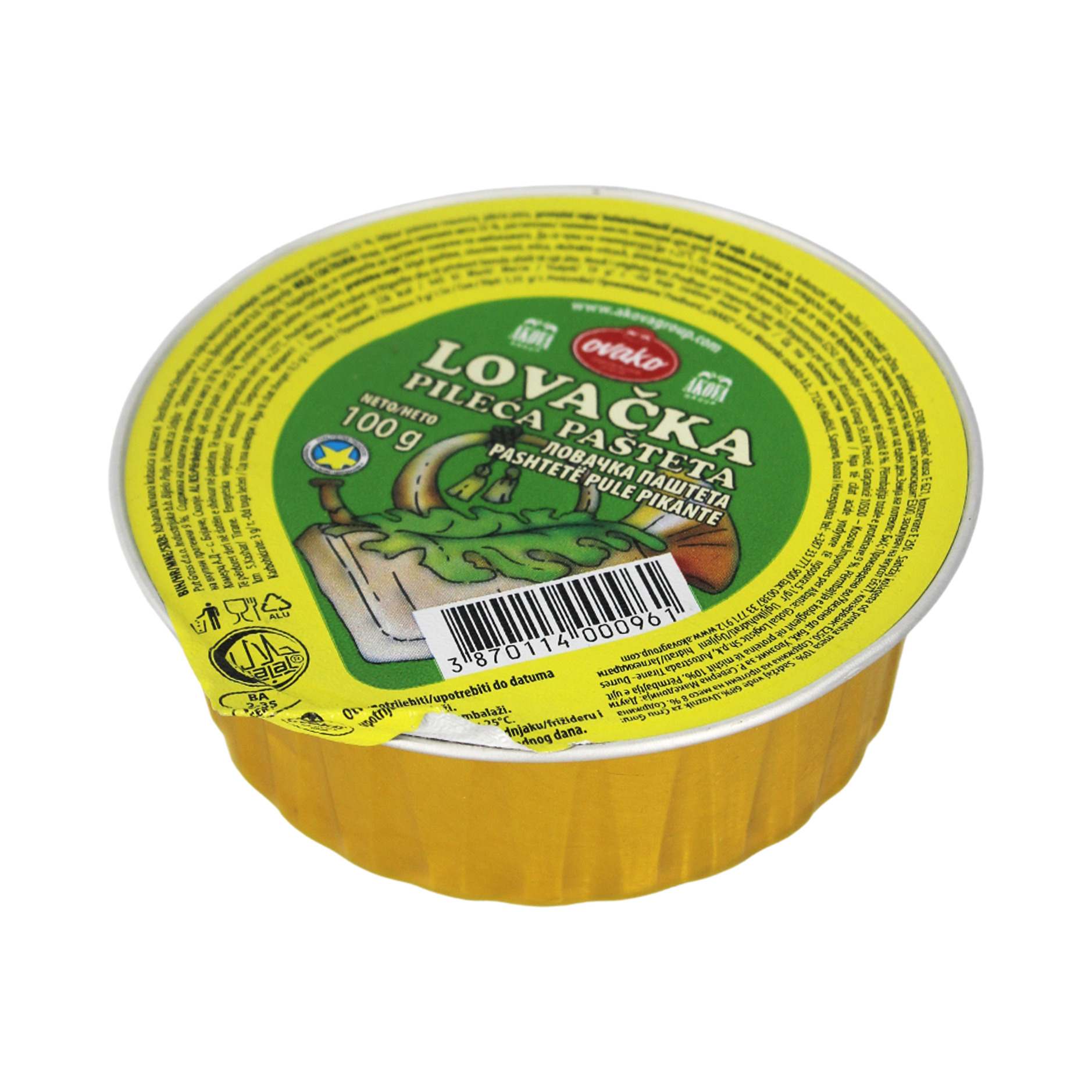 Pashtete pule lovacka djeges Ovako 100gr