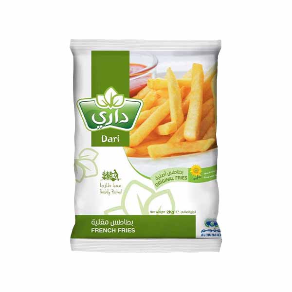 Pomfrita Dari 9x9mm 2.5kg