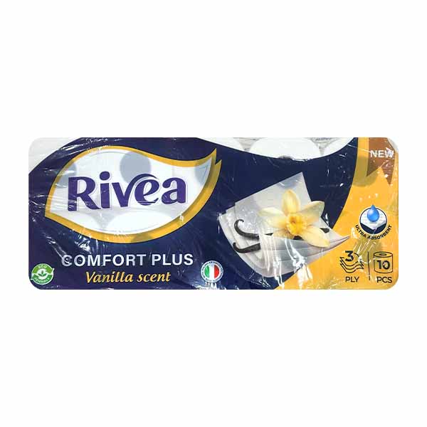Leter toaleti 3sht. vanile Rivea 10cope
